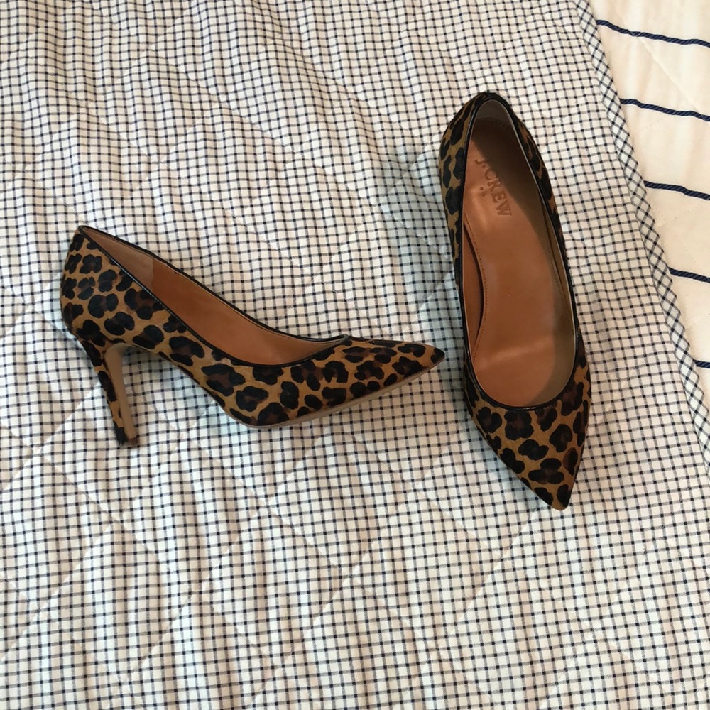 J.Crew Cheetah Skin Pumps